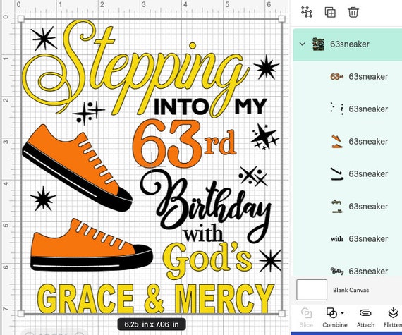 Stepping Into My 63rd Birthday With Gods Grace and Mercy Svg Stepping Into My 63rd Birthday With Gods Grace and Mercy Svg