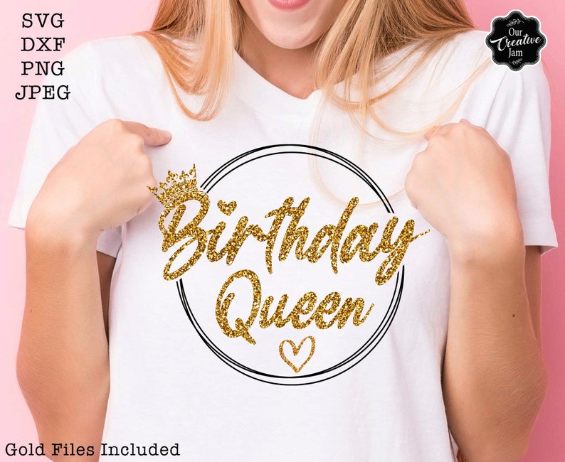 birthday queen png files for sublimation, birthday girl, birthday queen png, birthday queen svg, birthday queen heart svg, birthday lady svg image 4