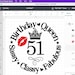 51 Birthday Queen Svg, 51 and Fabulous Svg, 51st Classy Svg, 51st ...