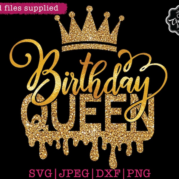 Birthday queen drip svg, Birthday drip svg, melanin drip svg, dripping queen svg,birthday queen crown svg,queen drip,real queen birthday svg