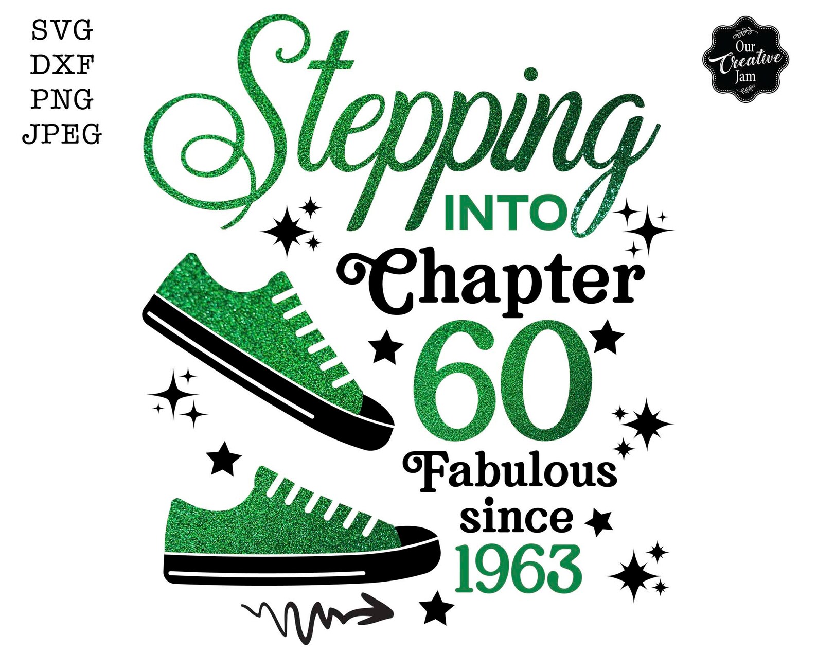 Stepping Into Chapter 60 Fabulous Since 1963 Svg, 60th Birthday Svg ...