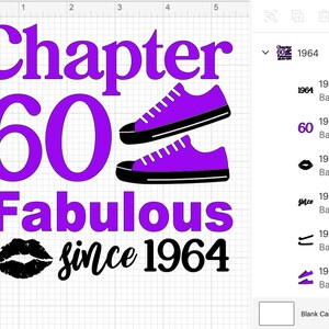 Chapter 60 Fabulous Since 1964 Svg, 60th Birthday Svg, Chapter 60 Svg ...