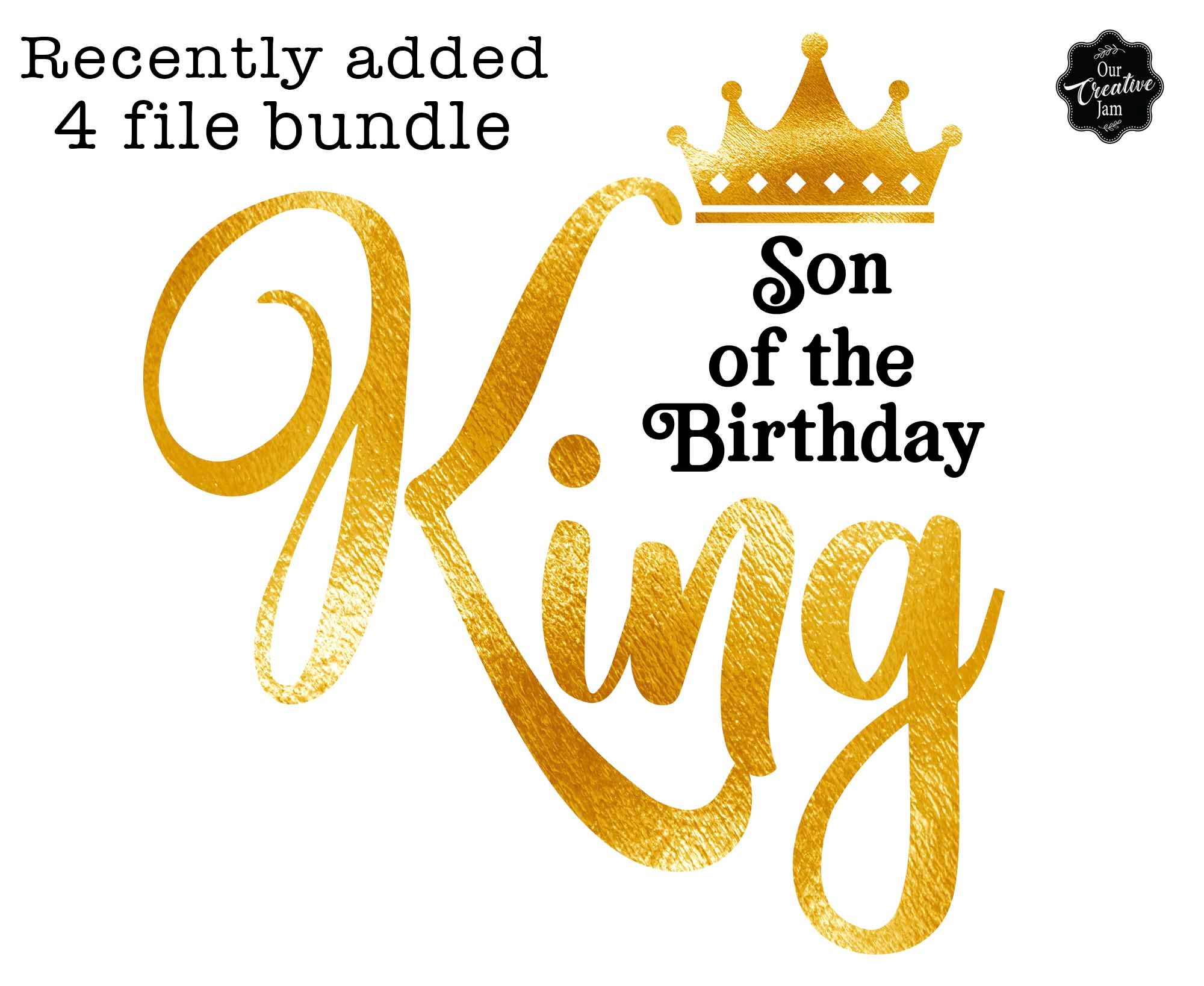 Königin des Geburtstags König Svg Tochter des  Etsy