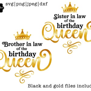 Sister in law svg, Brother in law svg, Family bundle svg, Family of the birthday girl svg, family bundle digital download,family bundle svg