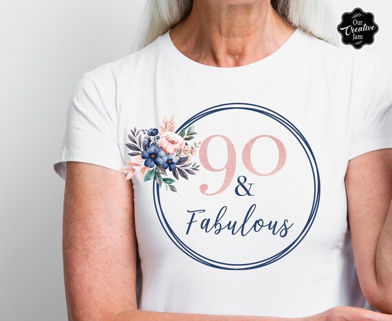 Womens 90 And Still Gorgeous Birthday Gift T-Shirt Womens 90 And Still Gorgeous Birthday Gift T-Shirt