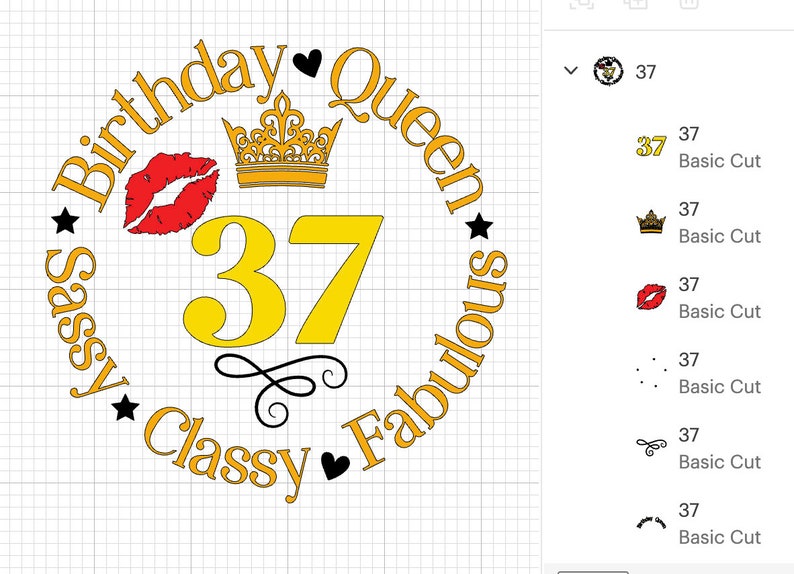 37 Sassy Classy Fabulous Svg, 37th Birthday Svg, 37th Birthday Png ...