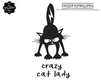 crazy cat lady svg, cat lover svg, black cat svg, funny cat svg, cute cat clipart, grumpy cat svg, cat tshirt design, cat lady svg, cats