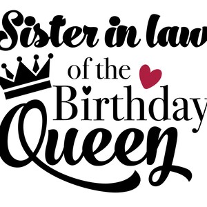 Brother of the Birthday Queen Svg, Sister of the Birthday Queen Svg ...