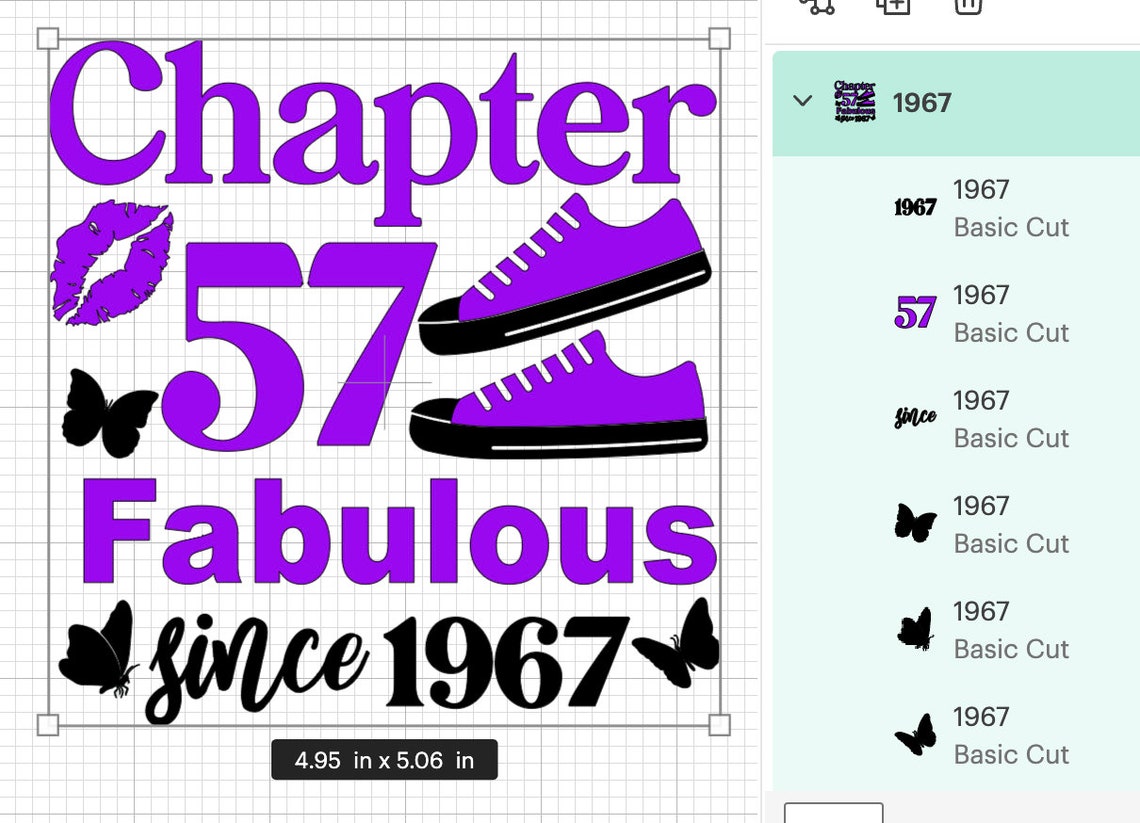 Chapter 57 Fabulous Since 1967 Svg, 57th Birthday Svg, Chapter 57 Svg ...