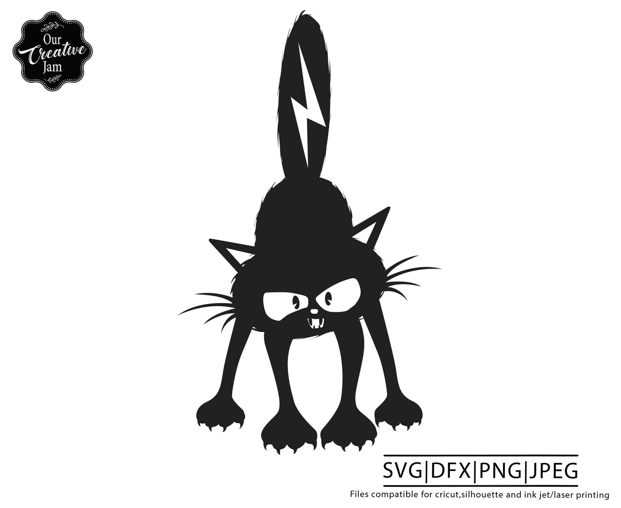 Cat Lover Svg, Crazy Cat Lady Svg, Black Cat Svg, Funny Cat Svg