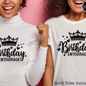 Download Birthday entourage svg Birthday Queen svg birthday queen | Etsy