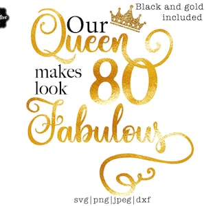 80th Birthday Svg Birthday King Svg Birthday Boy Svg dxf Silhouette This King Makes 80 Look Awesome Svg Cricut eps Eightieth Svg