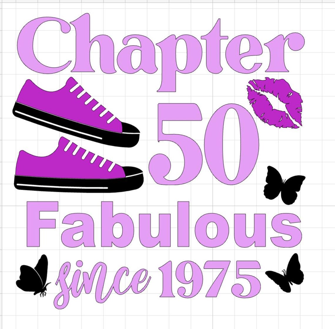 Chapter 50 Fabulous Since 1975 Svg, 50th Birthday Svg, Chapter 50 Svg ...