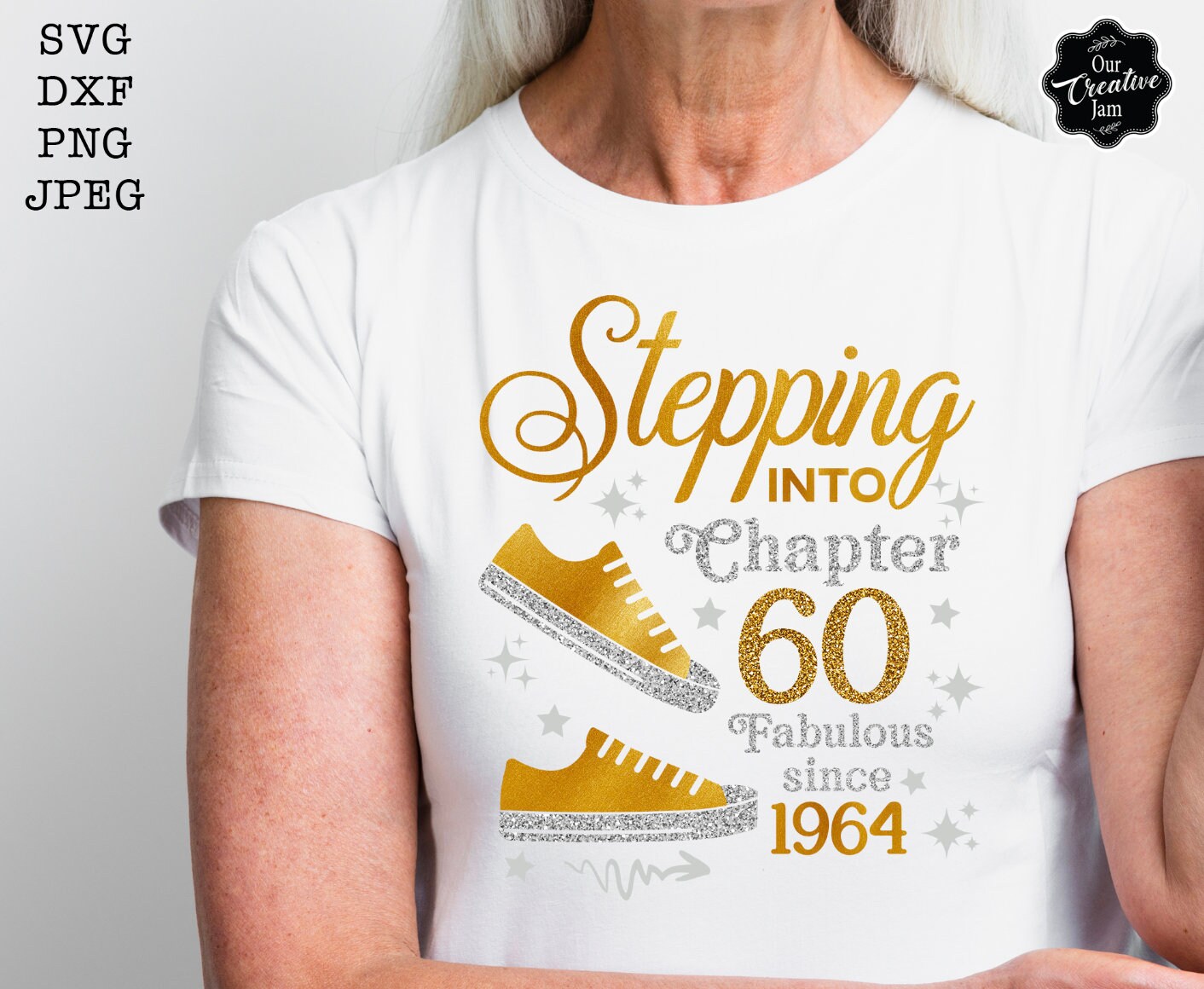 Stepping Into Chapter 60 Fabulous Since 1964 Svg, 60th Birthday Svg ...