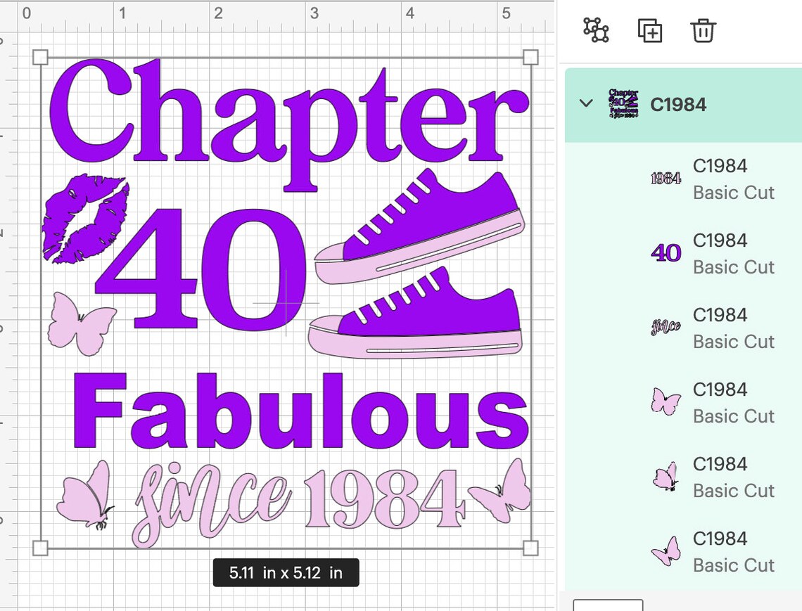 Chapter 40 Fabulous Since 1984 Svg, Fabulous at 40 Svg, 40th Birthday ...