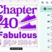 Chapter 40 Fabulous Since 1984 Svg, Fabulous at 40 Svg, 40th Birthday ...