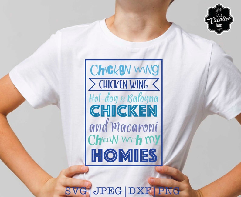 Chicken wing song svg chicken wing png Chillin with my Etsy