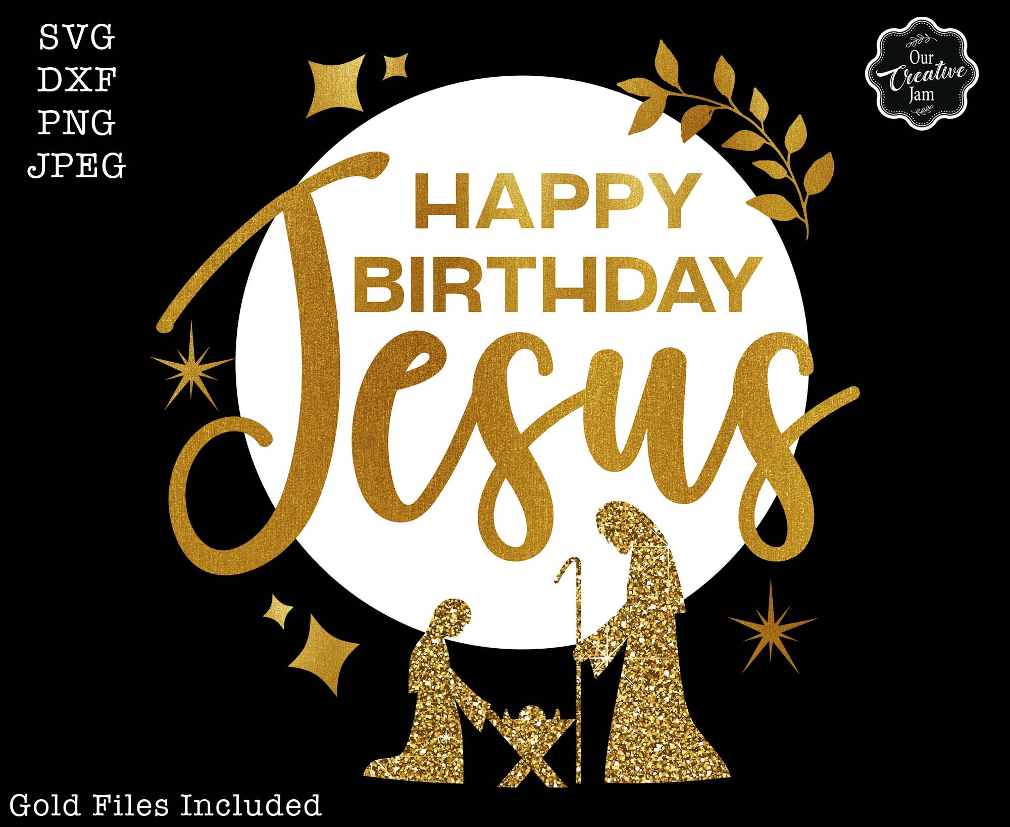 Happy Birthday Jesus Svg Christmas Svg Religious SVG Jesus - Etsy