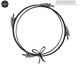 olive wreath svg, olive leaf svg, nature wreath svg,cricut leaf wreath,laurel svg,leaf wreath svg,monogram leaf frame svg, olive branch svg