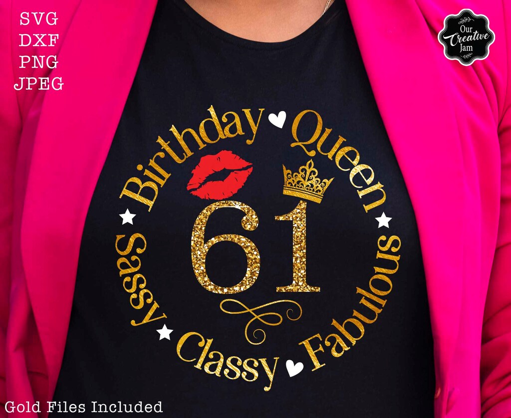 Fashwork T-Shirt Compleanno 61 Anni – Maglietta Divertente Con Frasi Per Uomo E Donna, 100% Cotone