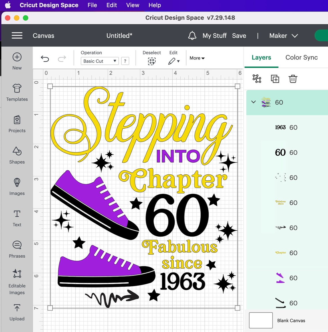 Stepping Into Chapter 60 Fabulous Since 1963 Svg, 60th Birthday Svg ...