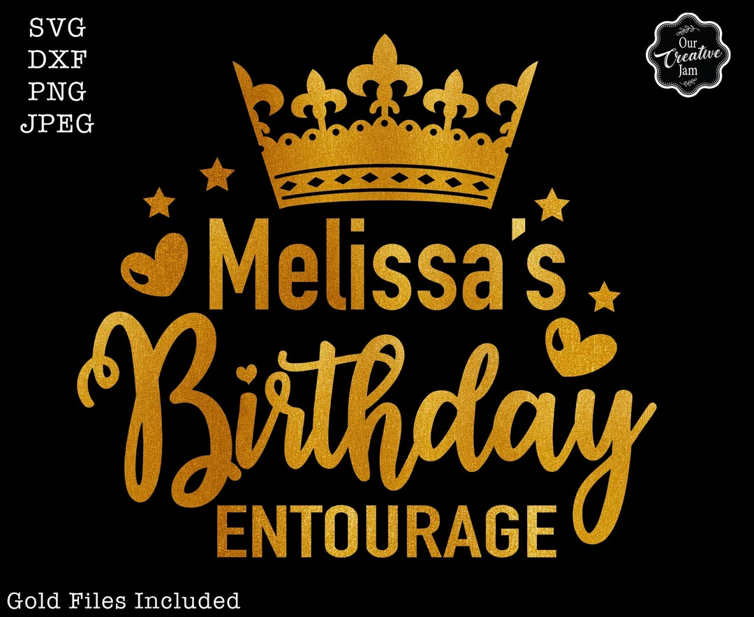Custom Listing Melissa's Birthday Entourage