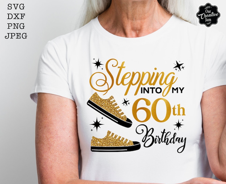 Stepping Into My 60th Birthday Svg, 60th Birthday Svg, Chapter 60 Svg ...