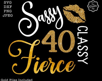 Fierce Classy Svg - Etsy