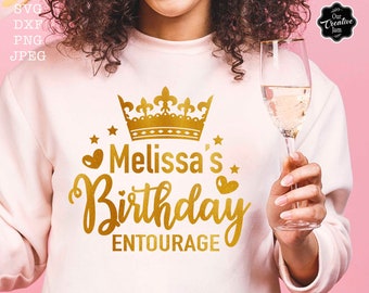 Custom Listing Melissa's Birthday Entourage Australia