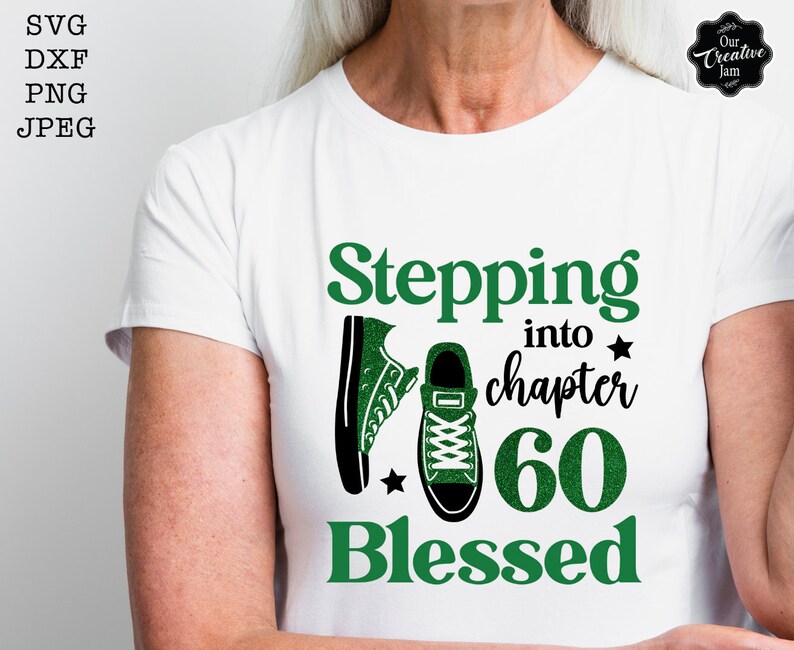 Stepping Into Chapter 60 Blessed Svg, 60th Birthday Svg, Chapter 60 Svg ...
