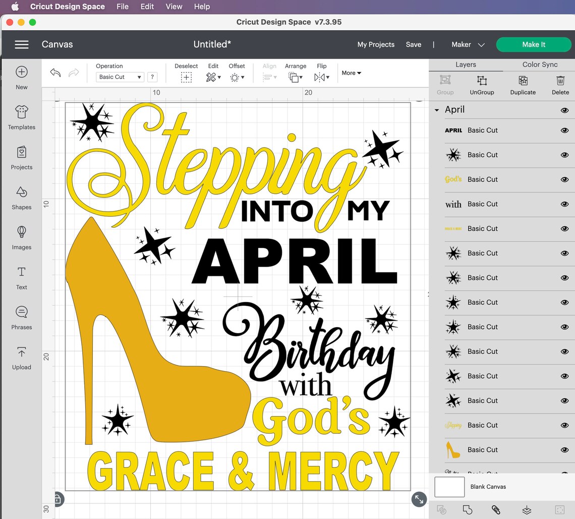 Stepping Into My Birthday Svg, April Queen Svg, April Birthday Svg ...