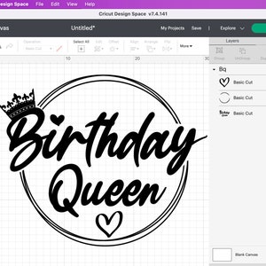 birthday queen png files for sublimation, birthday girl, birthday queen png, birthday queen svg, birthday queen heart svg, birthday lady svg image 6