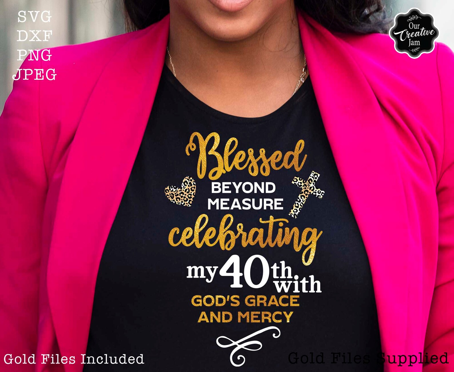 40th Birthday Svg for Women Blessed Birthday Svg Blessed Svg - Etsy