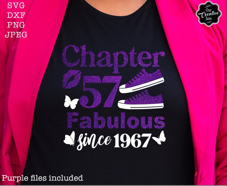 Chapter 57 Fabulous Since 1967 Svg, 57th Birthday Svg, Chapter 57 Svg ...
