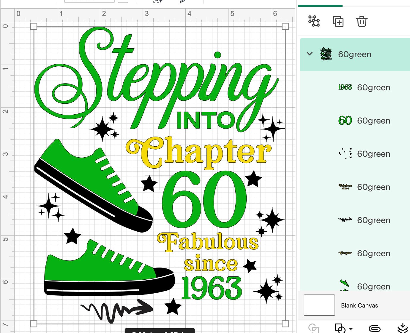 Stepping Into Chapter 60 Fabulous Since 1963 Svg, 60th Birthday Svg ...