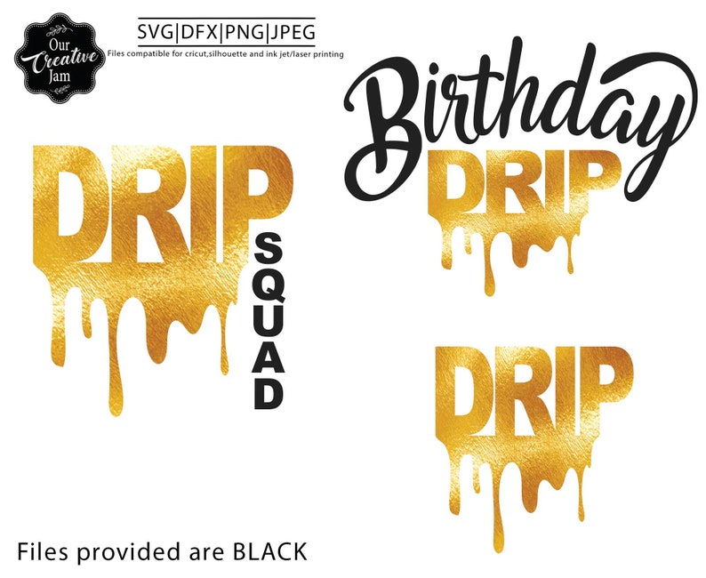 Download Birthday Drip svg drip squad svg drip svg cricut drip | Etsy