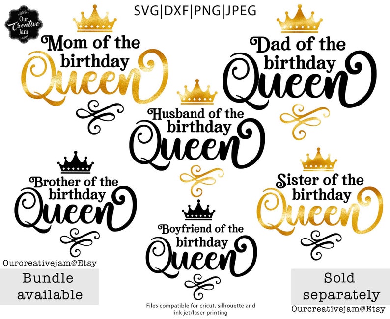 Free Free 164 Birthday Queen With Crown Svg SVG PNG EPS DXF File