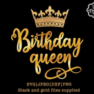 Birthday Queen svg, birthday queen with crown svg, birthday queen png, birthday lady svg, queen with crown png, queen with crown svg,