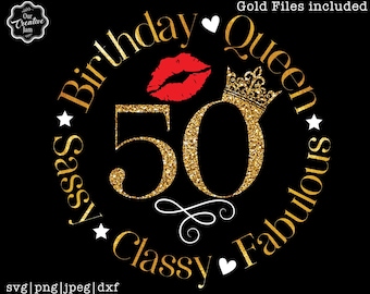 50 and fabulous svg, 50 and fab svg, 50th birthday svg for women, 50th birthday svg, 50 years old svg, fifty birthday svg, fabulous 50 svg