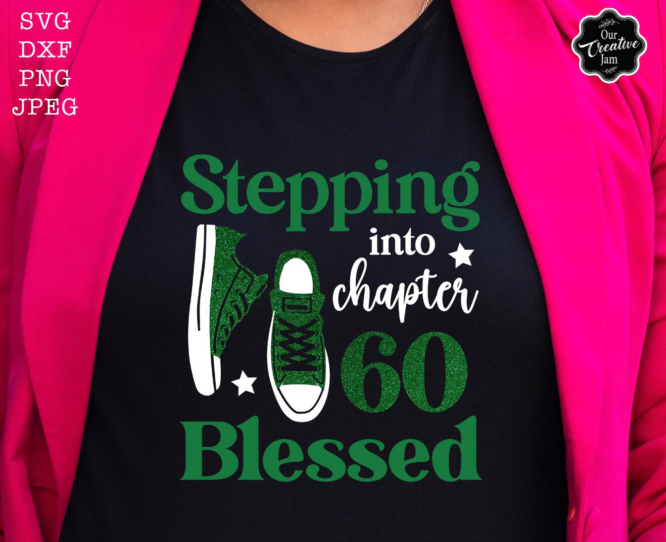 Stepping Into Chapter 60 Blessed Svg, 60th Birthday Svg, Chapter 60 Svg ...