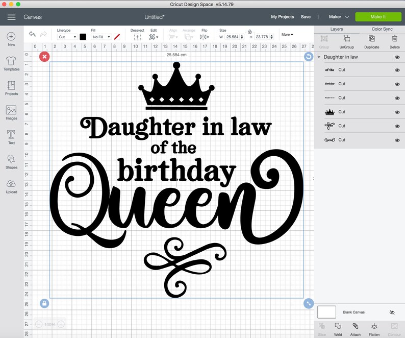 Son in law svg daughter in law svg Birthday Queen svg | Etsy