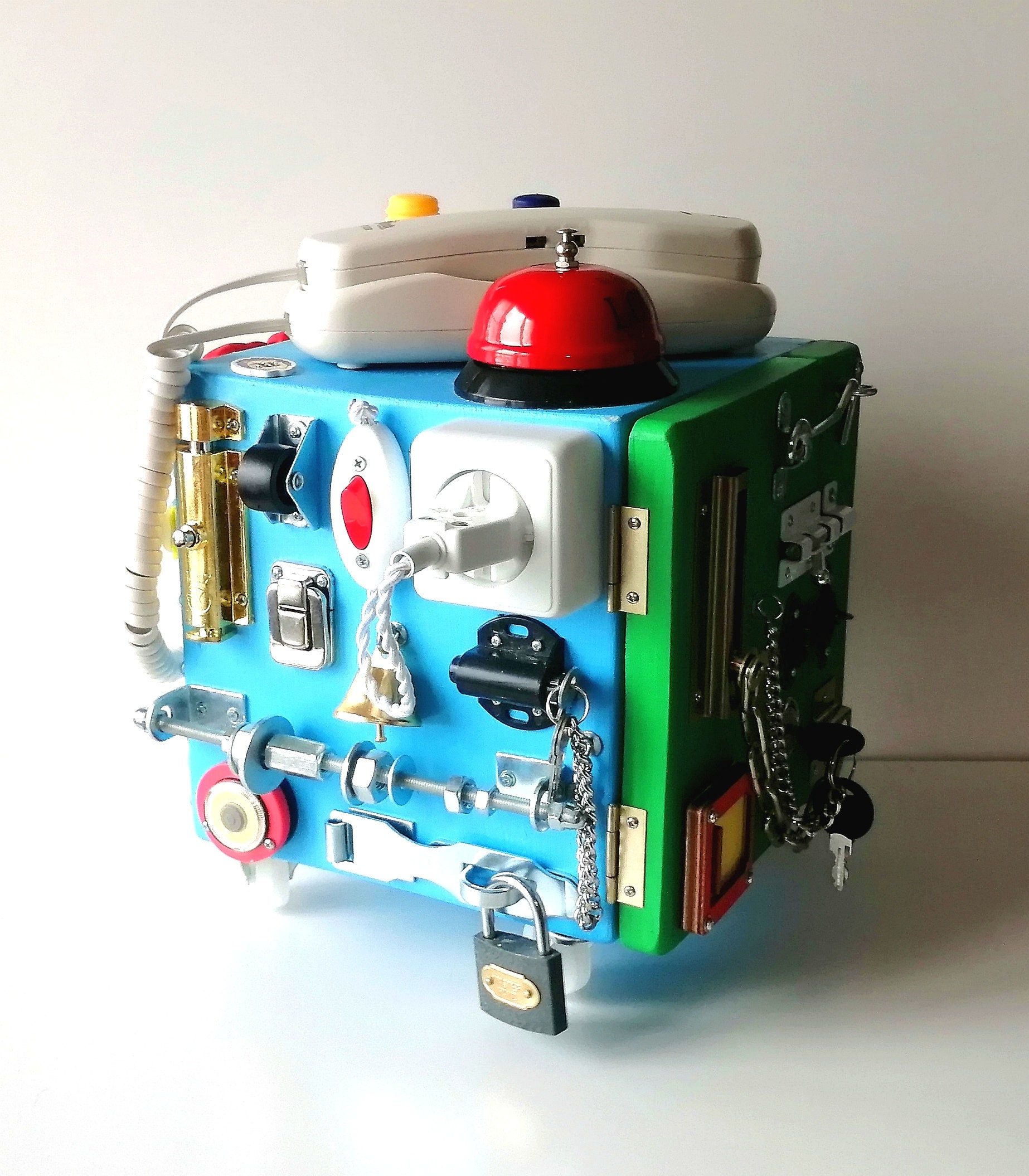 Busy cube educational wooden toys montessori toddler busy Etsy