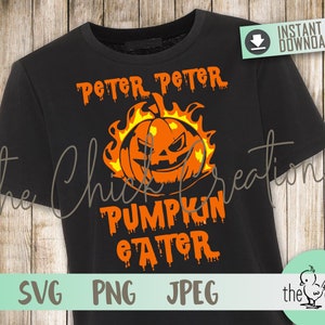 Koszulka Peter Peter Pumpkin Eater, zabawna koszulka na Halloween, darmowa wysyłka! Sprawdź szczegóły tego pliku SVG poniżej!