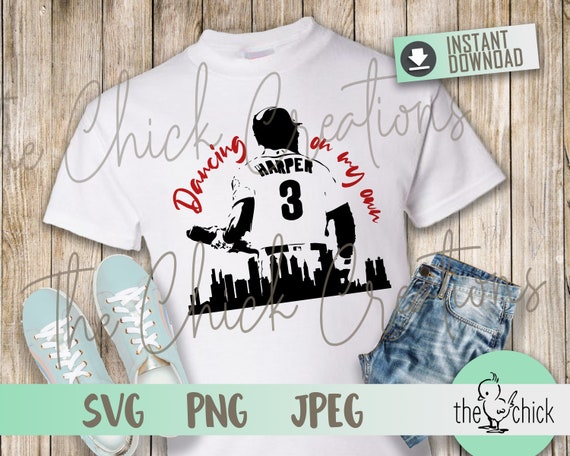 Dancing on my own Phillies shirt - SVG file ready to download!