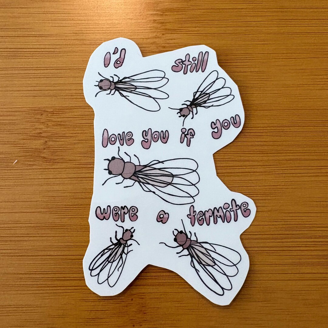 Termite Sticker | Glossy Vinyl Laptop Decal (3 Inch) - Etsy