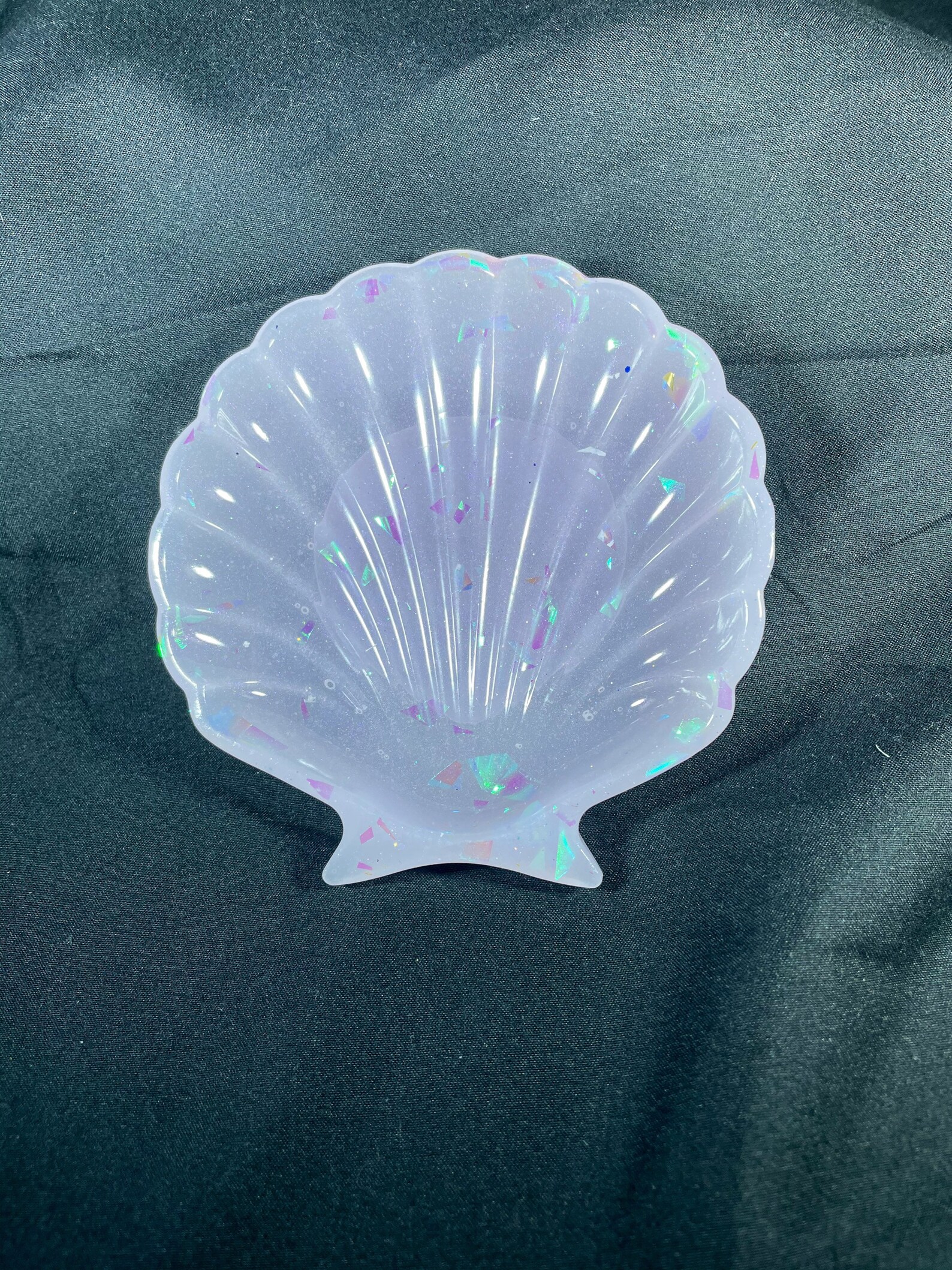 Seashell trinket jewelry tray or ashtray Etsy