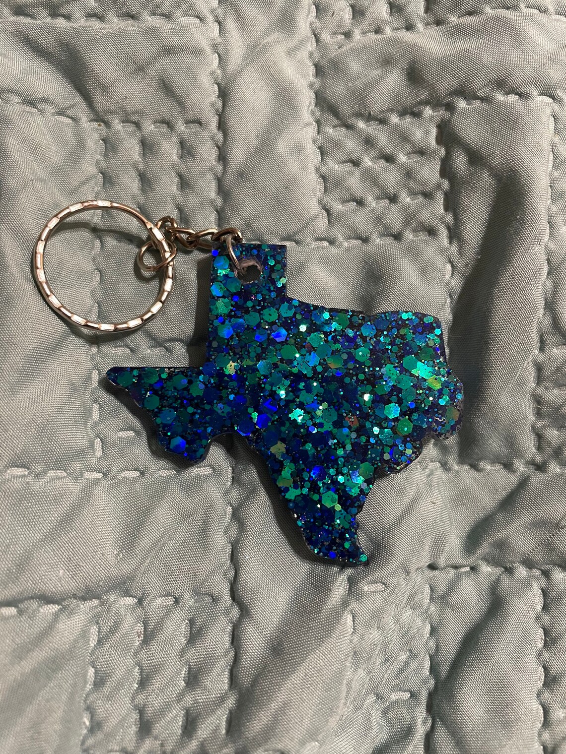 Texas key chain Etsy