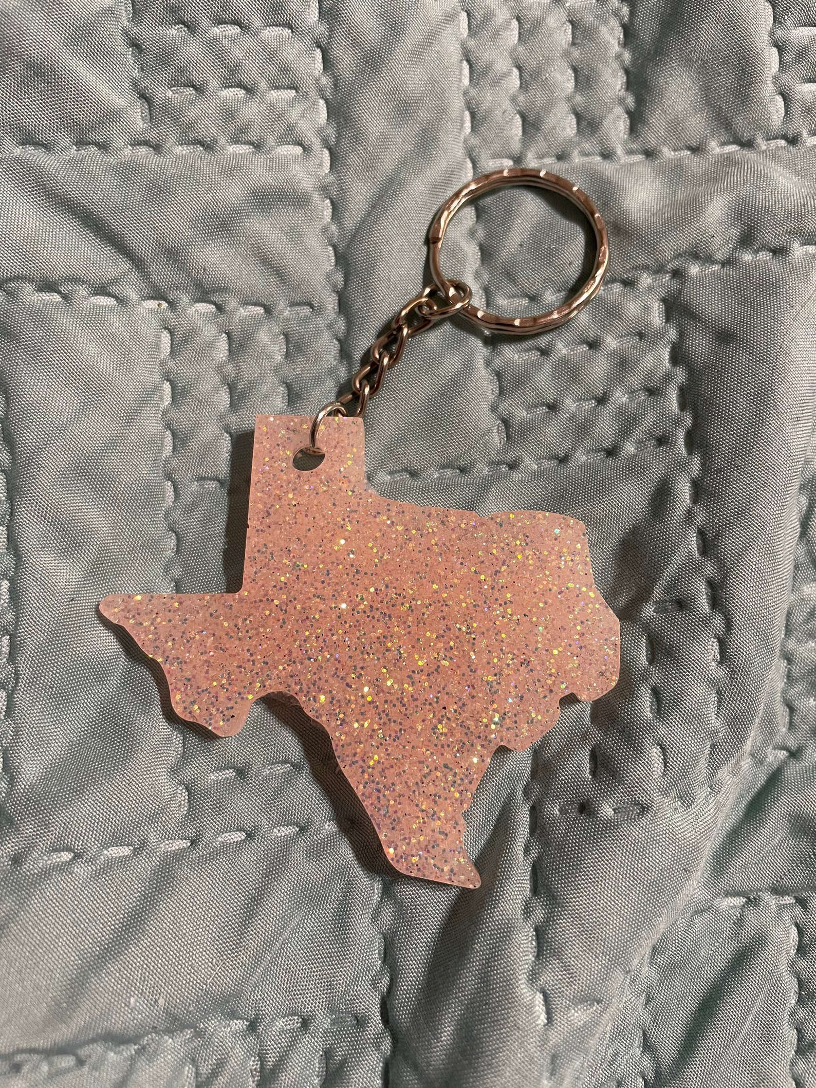 Texas key chain Etsy