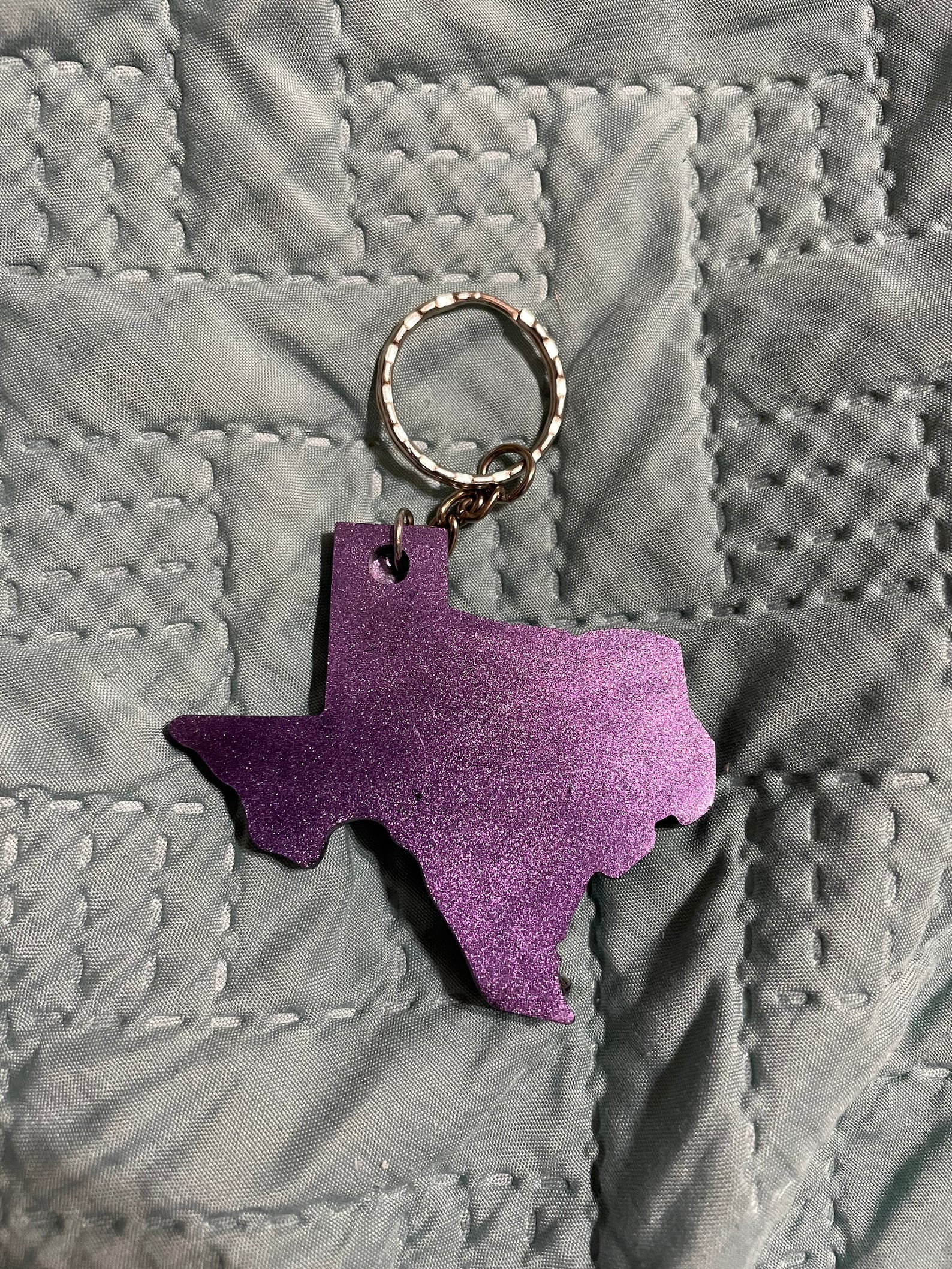 Texas key chain Etsy