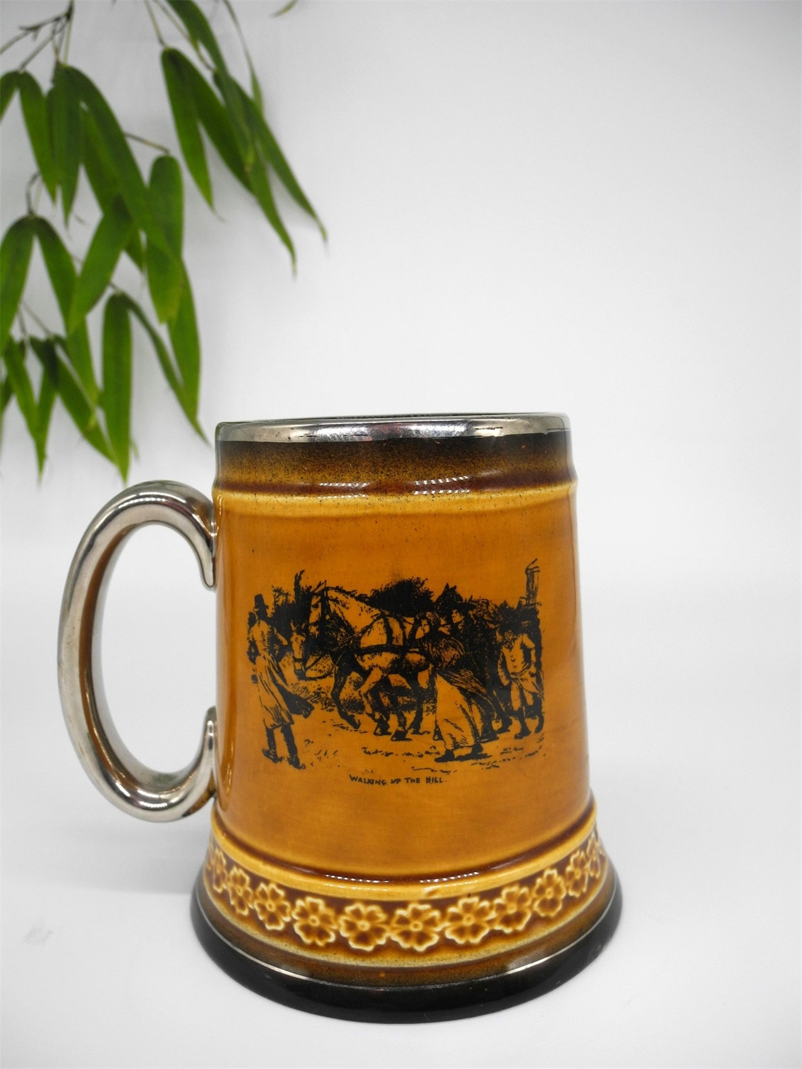 ceramic beer cup
